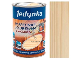 Jedynka Impregnat Do Drewna Z Woskiem Bezbarwny L